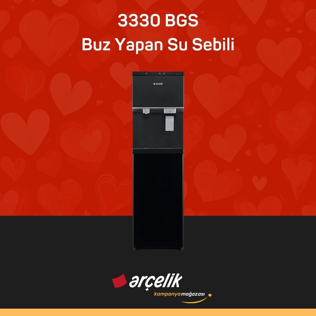 ARÇELİK 3330 BGS Buz Yapan Su Sebili