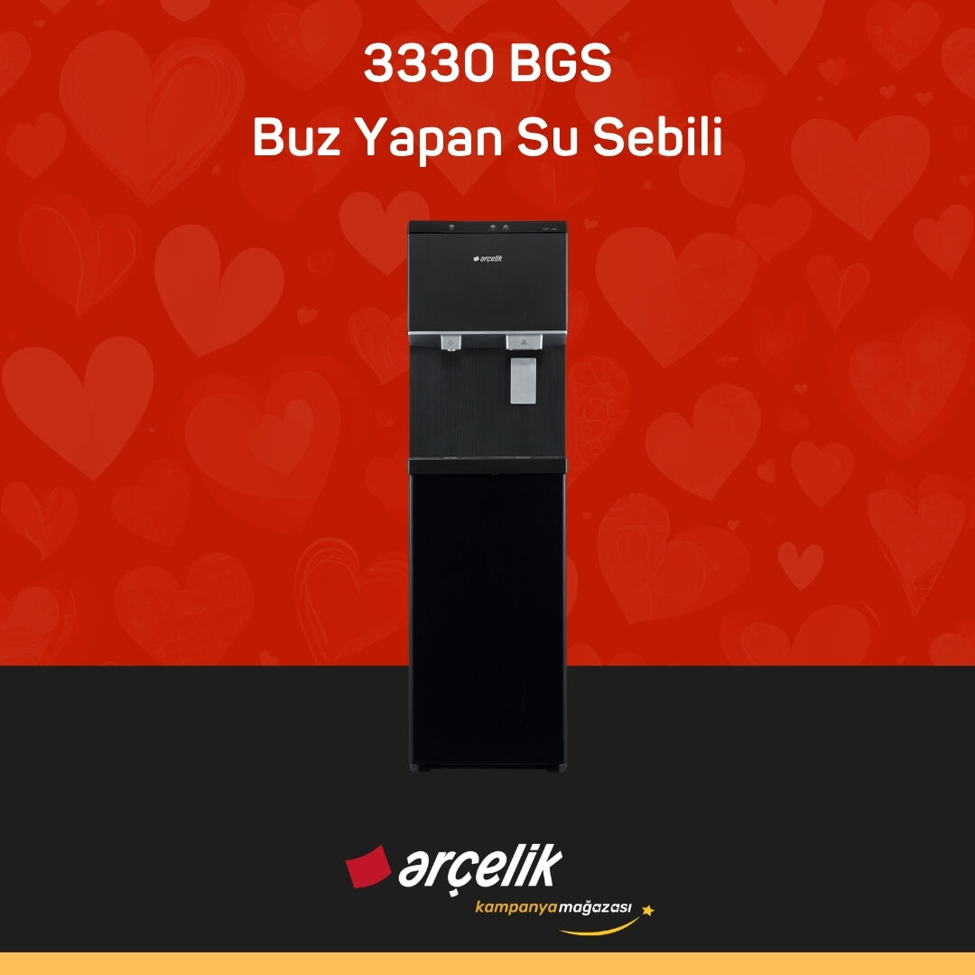 ARÇELİK 3330 BGS Buz Yapan Su Sebili