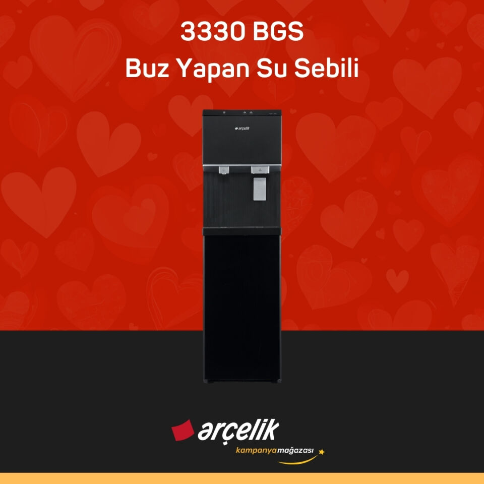 ARÇELİK 3330 BGS Buz Yapan Su Sebili