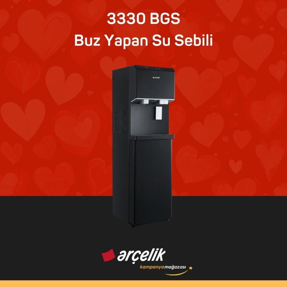 ARÇELİK 3330 BGS Buz Yapan Su Sebili