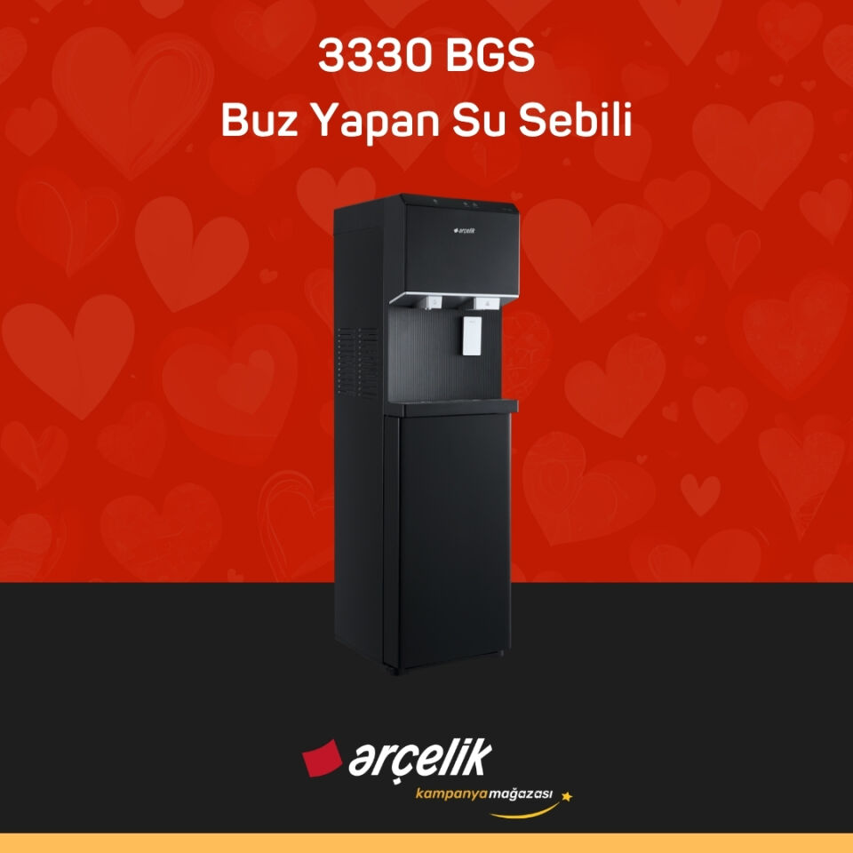 ARÇELİK 3330 BGS Buz Yapan Su Sebili