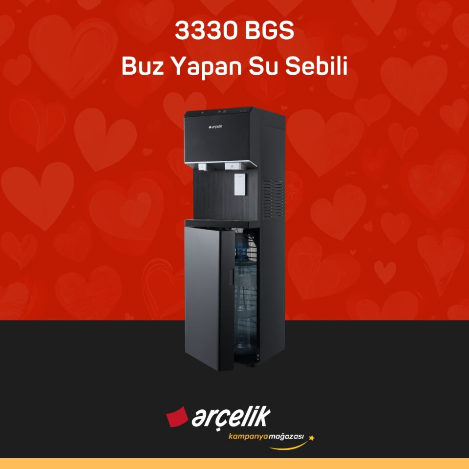 ARÇELİK 3330 BGS Buz Yapan Su Sebili