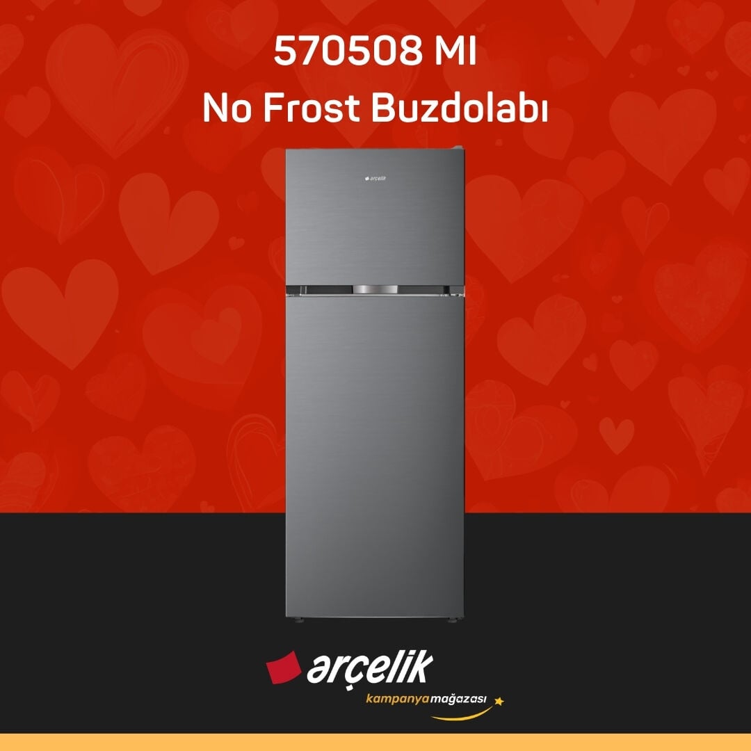 ARÇELİK 570508 MI Üstten Donduruculu Buzdolabı
