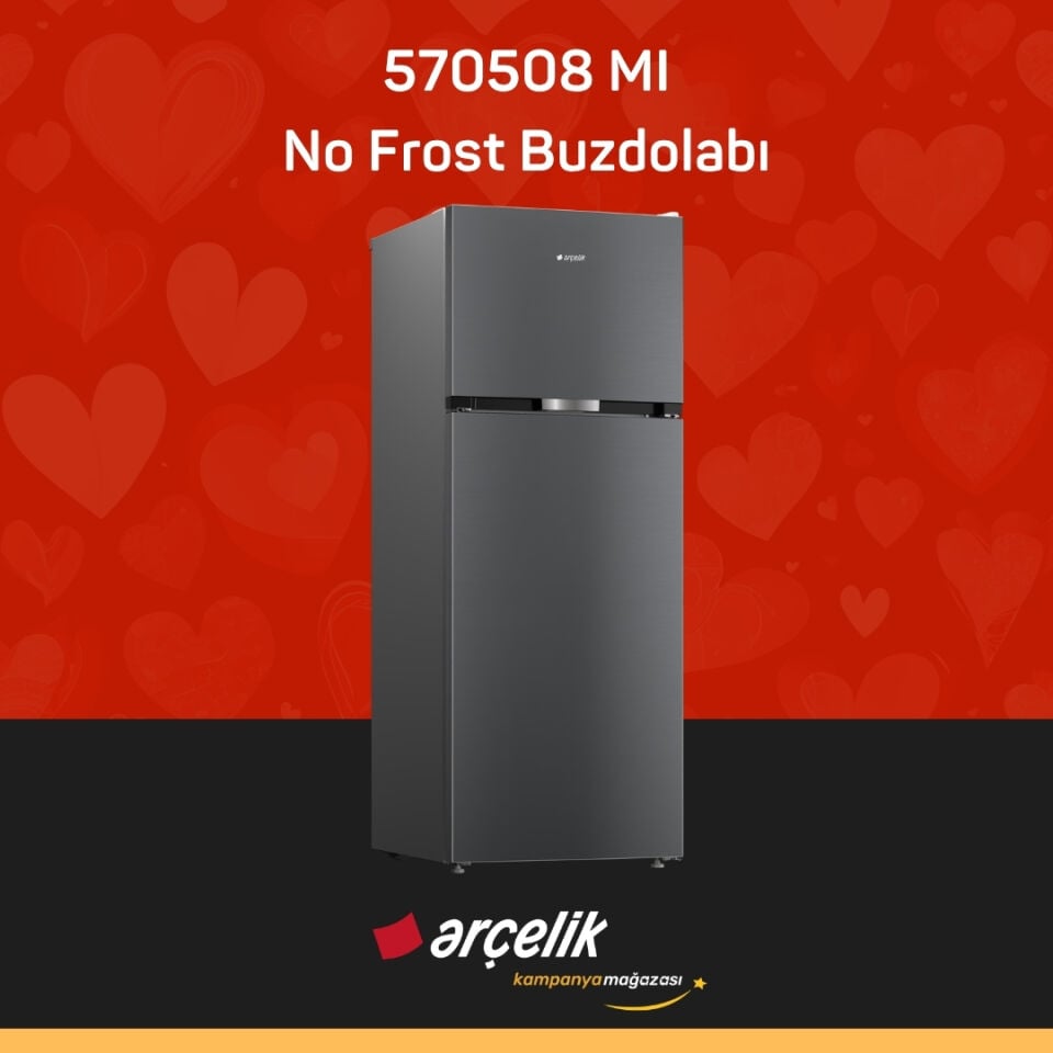ARÇELİK 570508 MI Üstten Donduruculu Buzdolabı