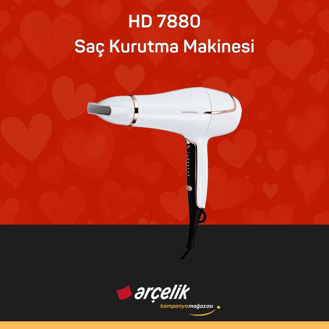 GRUNDIG HD 7880 Saç Kurutma Makinesi