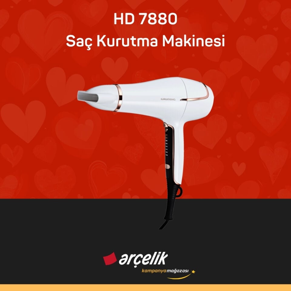 GRUNDIG HD 7880 Saç Kurutma Makinesi