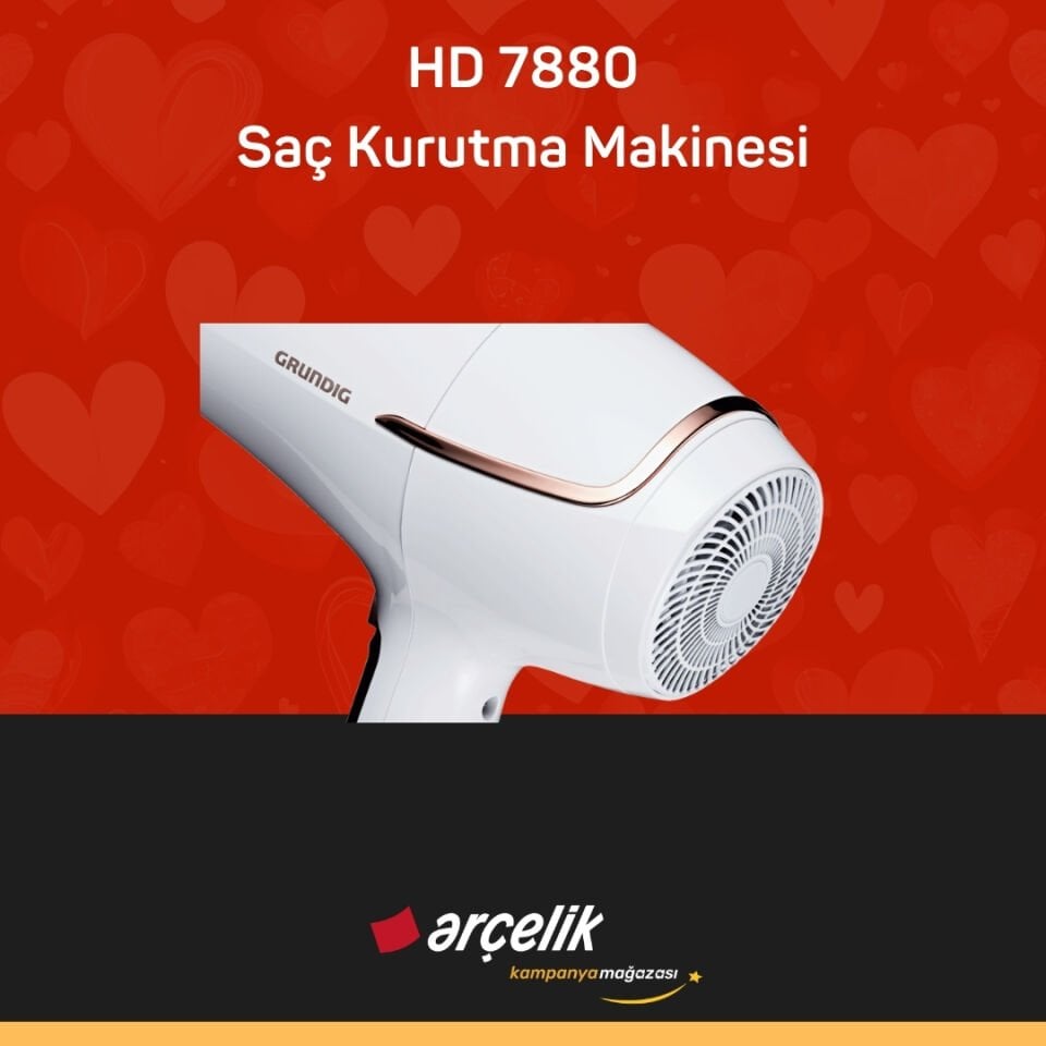 GRUNDIG HD 7880 Saç Kurutma Makinesi