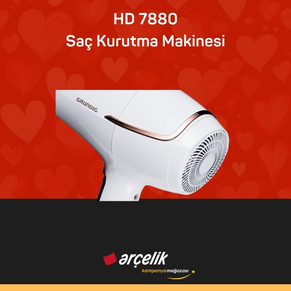 GRUNDIG HD 7880 Saç Kurutma Makinesi