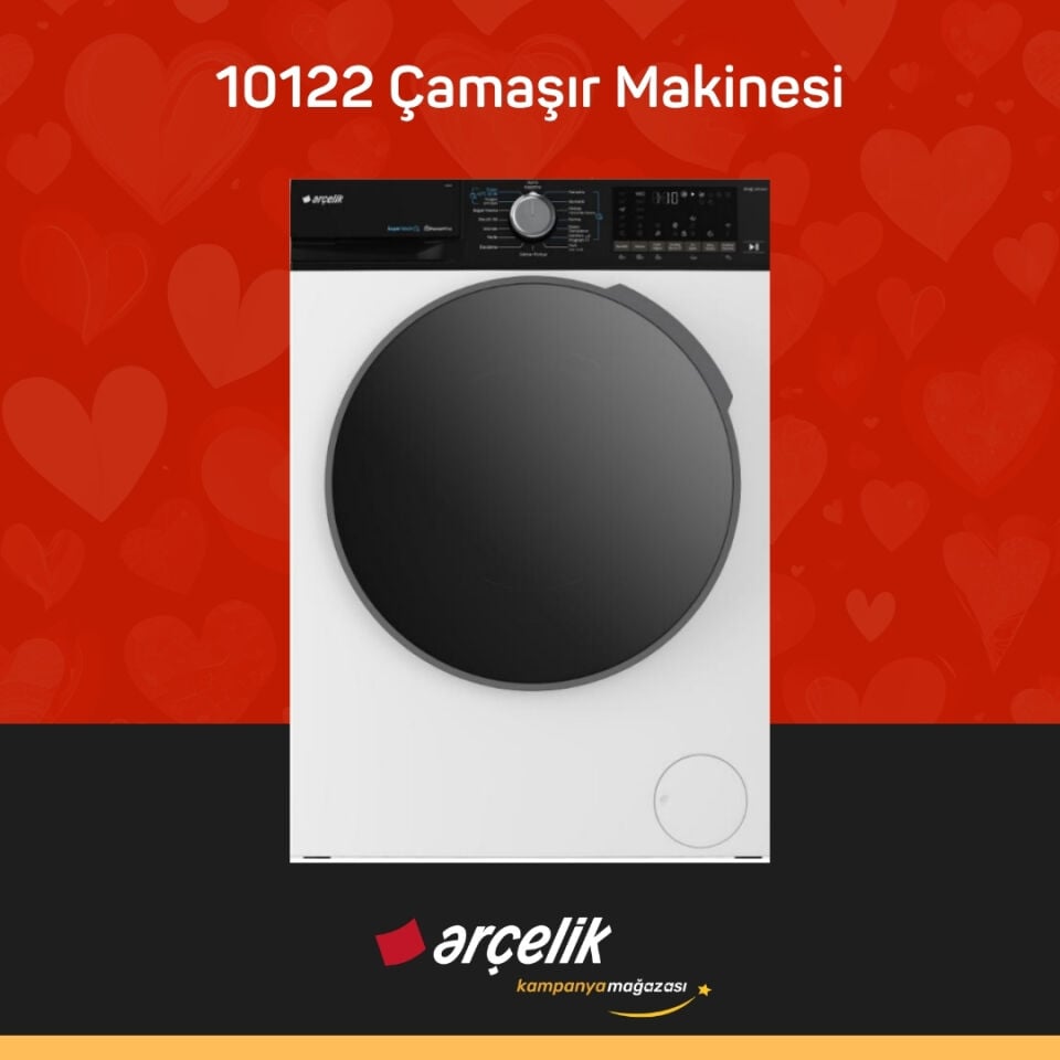 ARÇELİK 10122 1200 Devir 10 Kg Çamaşır Makinesi