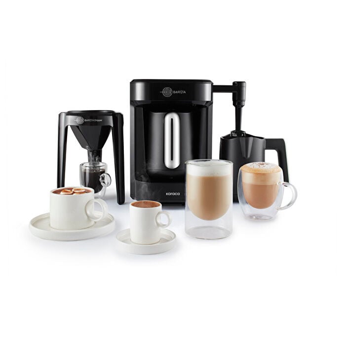 Karaca Hatır Barista Pro Türk Kahvesi Makinesi Black Chrome