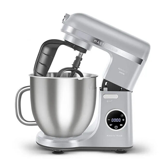 Karaca Mastermaid Chef Ultra D2000W Dijital Ekranlı Hamur Yoğurma Makinesi Silver 7L