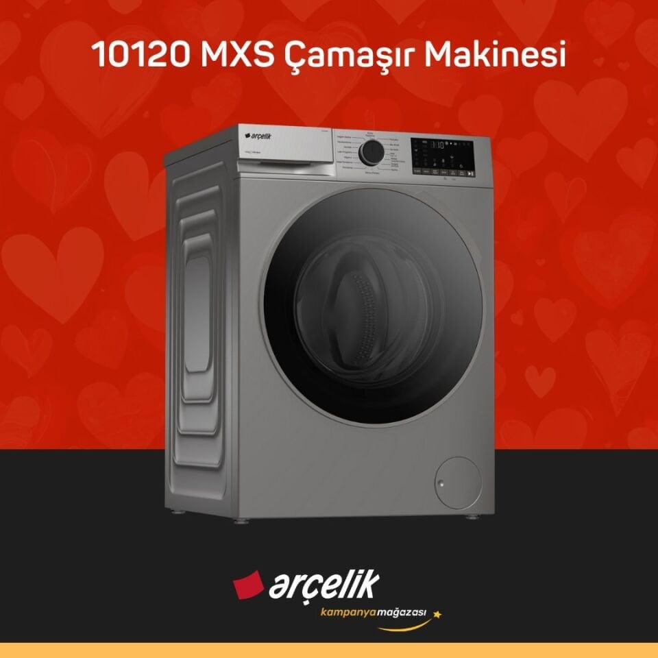 ARÇELİK 10120 MXS Çamaşır Makinesi - 1001 KMX S Kurutma Makinesi