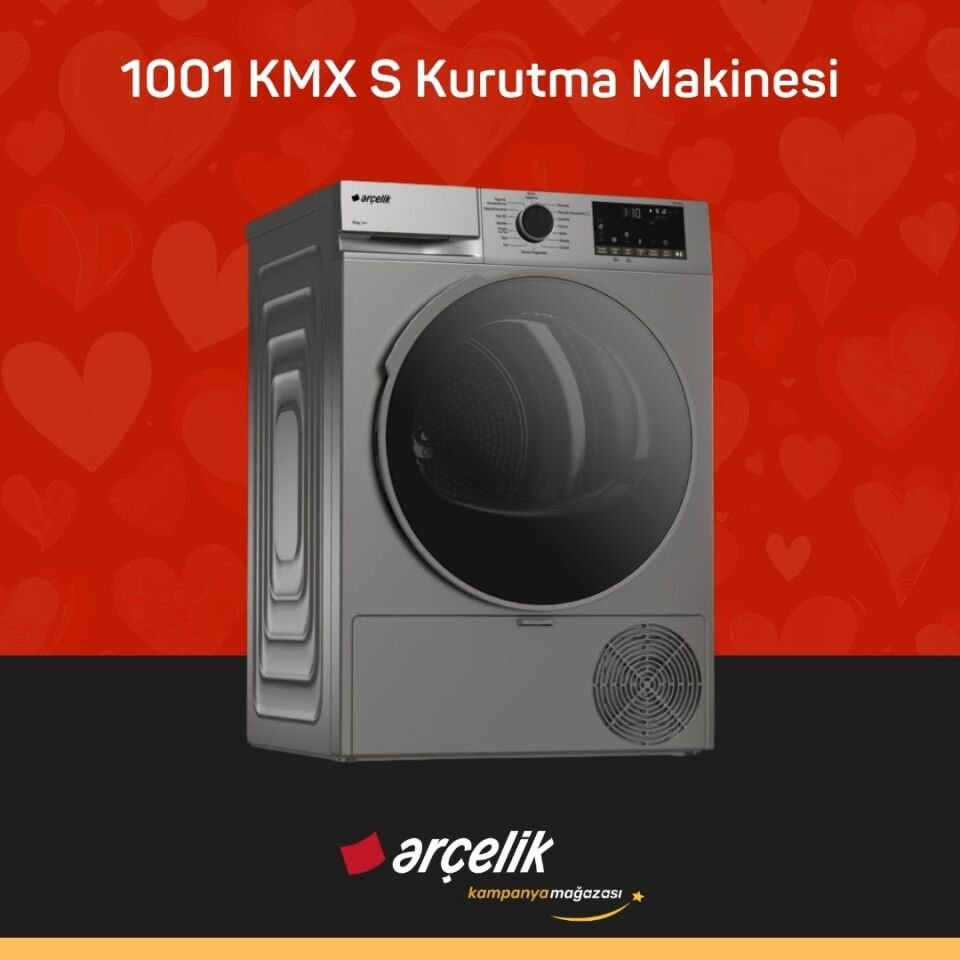 ARÇELİK 10120 MXS Çamaşır Makinesi - 1001 KMX S Kurutma Makinesi