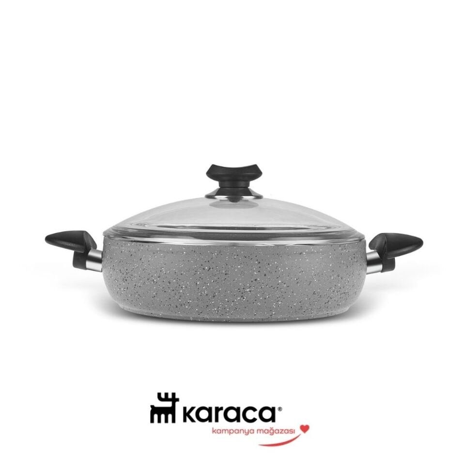 Karaca Biogranit Avanos 7 Parça Tencere Seti Gri