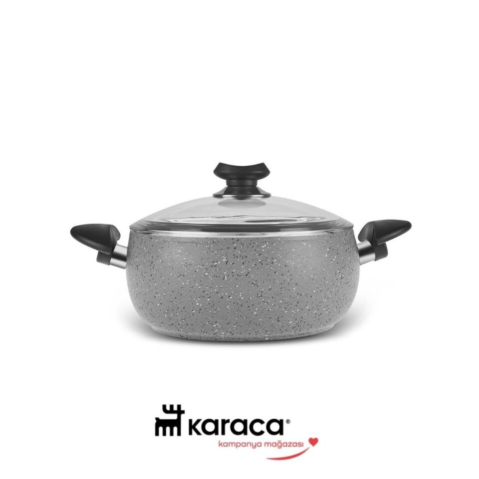 Karaca Biogranit Avanos 7 Parça Tencere Seti Gri