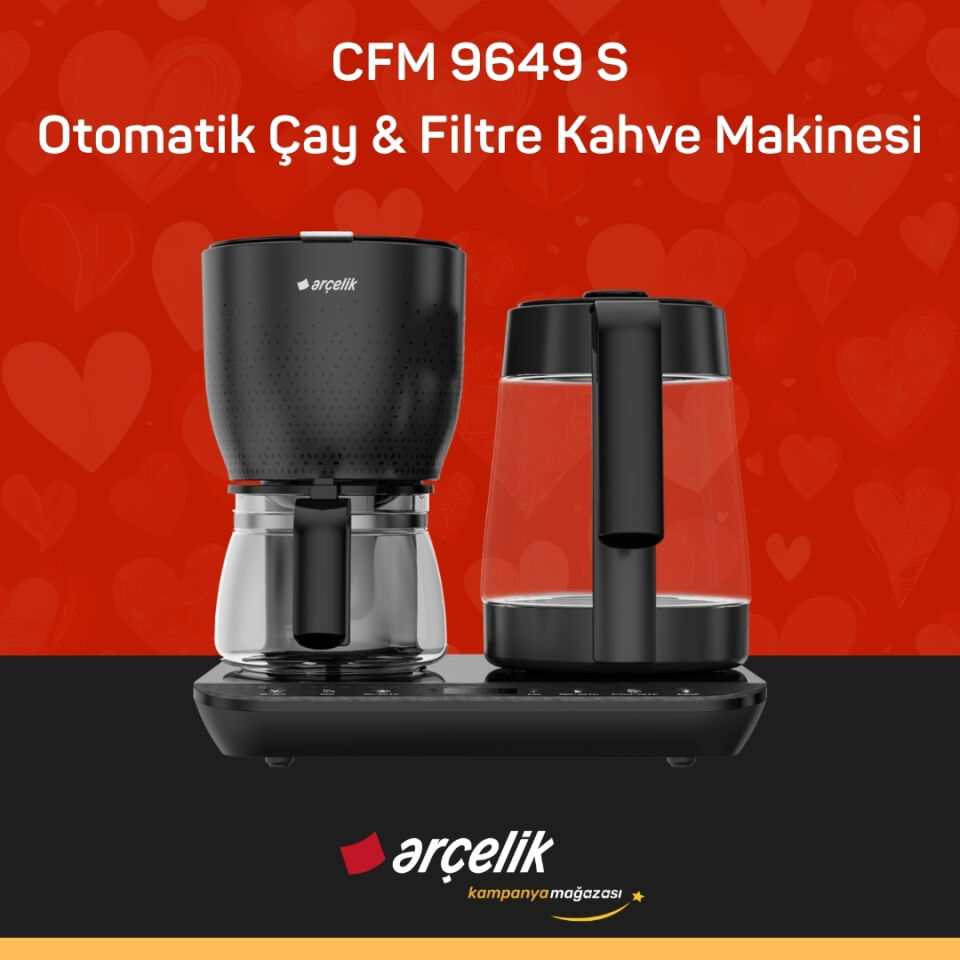ARÇELİK CFM 9649 S Filtre Kahve & Çay Makinesi