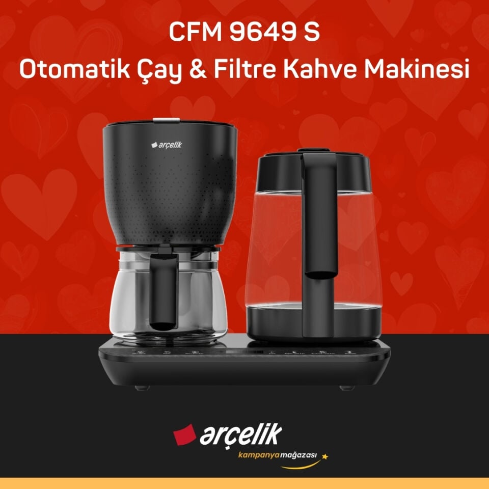 ARÇELİK CFM 9649 S Filtre Kahve & Çay Makinesi