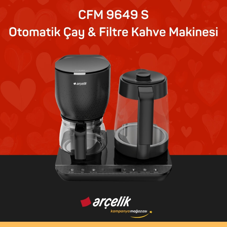 ARÇELİK CFM 9649 S Filtre Kahve & Çay Makinesi