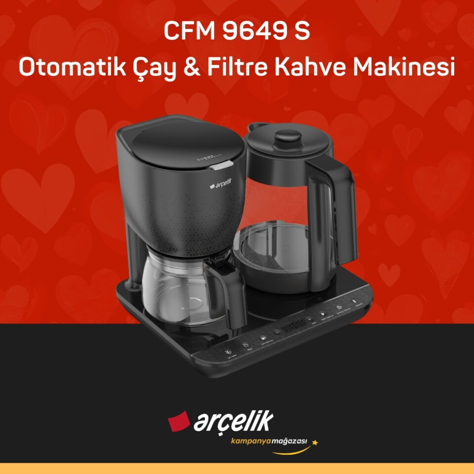 ARÇELİK CFM 9649 S Filtre Kahve & Çay Makinesi