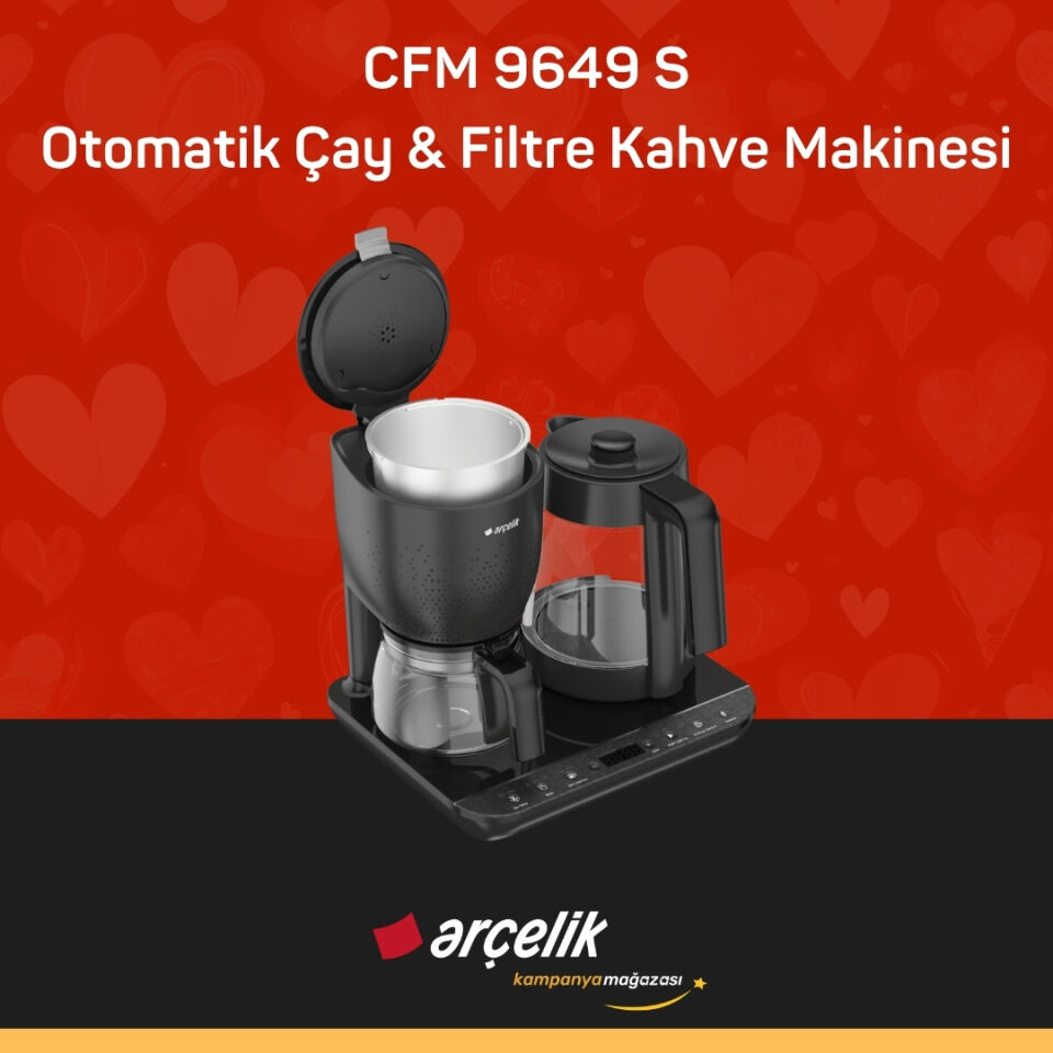 ARÇELİK CFM 9649 S Filtre Kahve & Çay Makinesi
