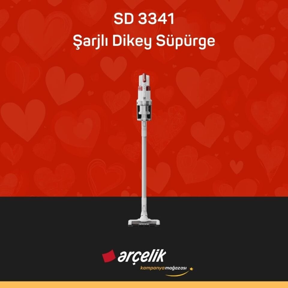 ARÇELİK SD 3341 Şarjlı Dikey Süpürge