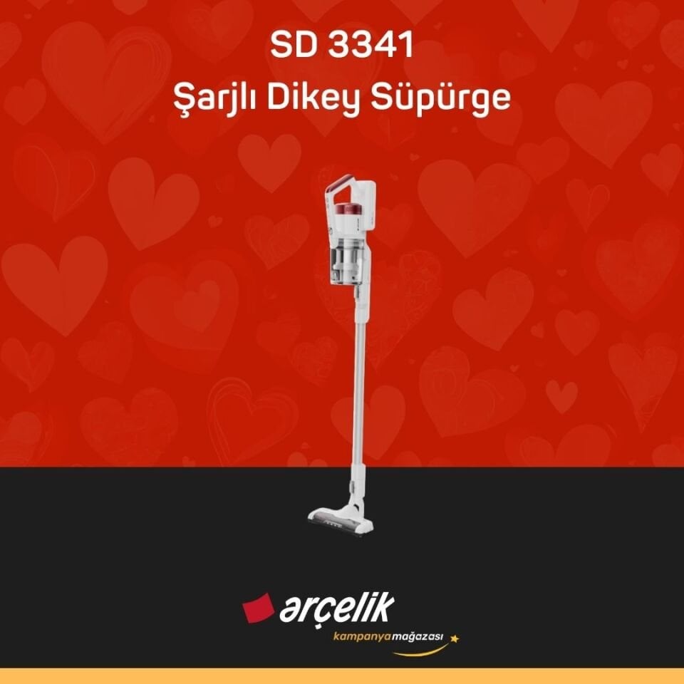 ARÇELİK SD 3341 Şarjlı Dikey Süpürge