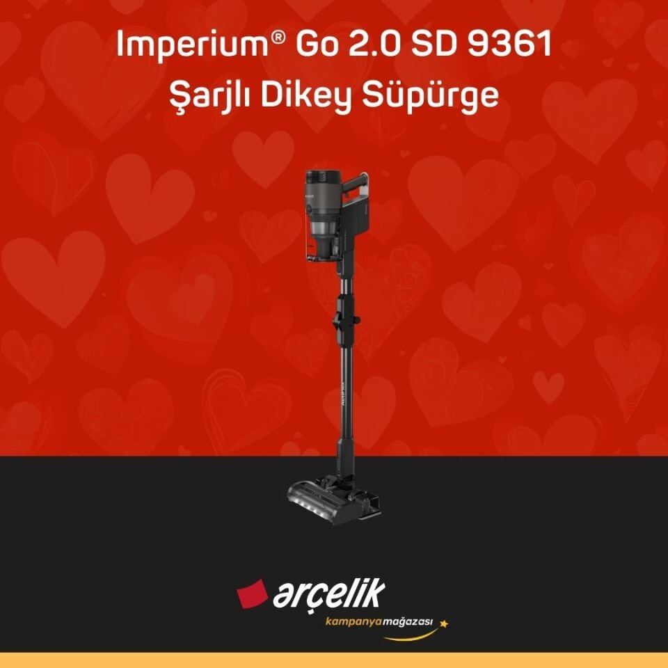 ARÇELİK Imperium® Go 2.0 SD 9361 Şarjlı Dikey Süpürge