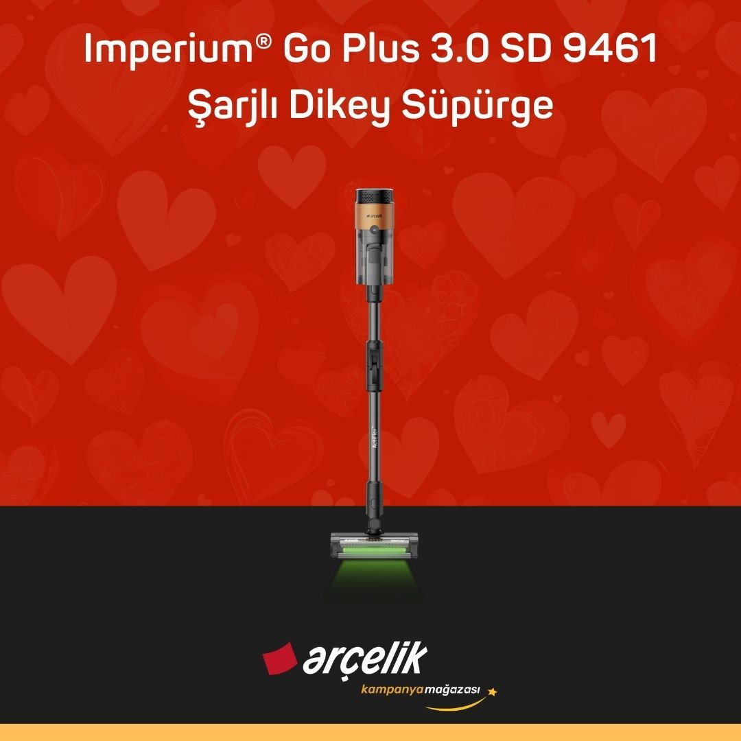 ARÇELİK Imperium® Go Plus 3.0 SD 9461 Şarjlı Dikey Süpürge
