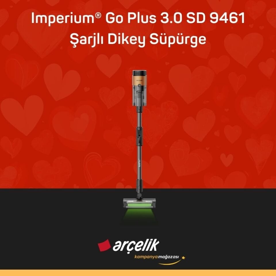 ARÇELİK Imperium® Go Plus 3.0 SD 9461 Şarjlı Dikey Süpürge