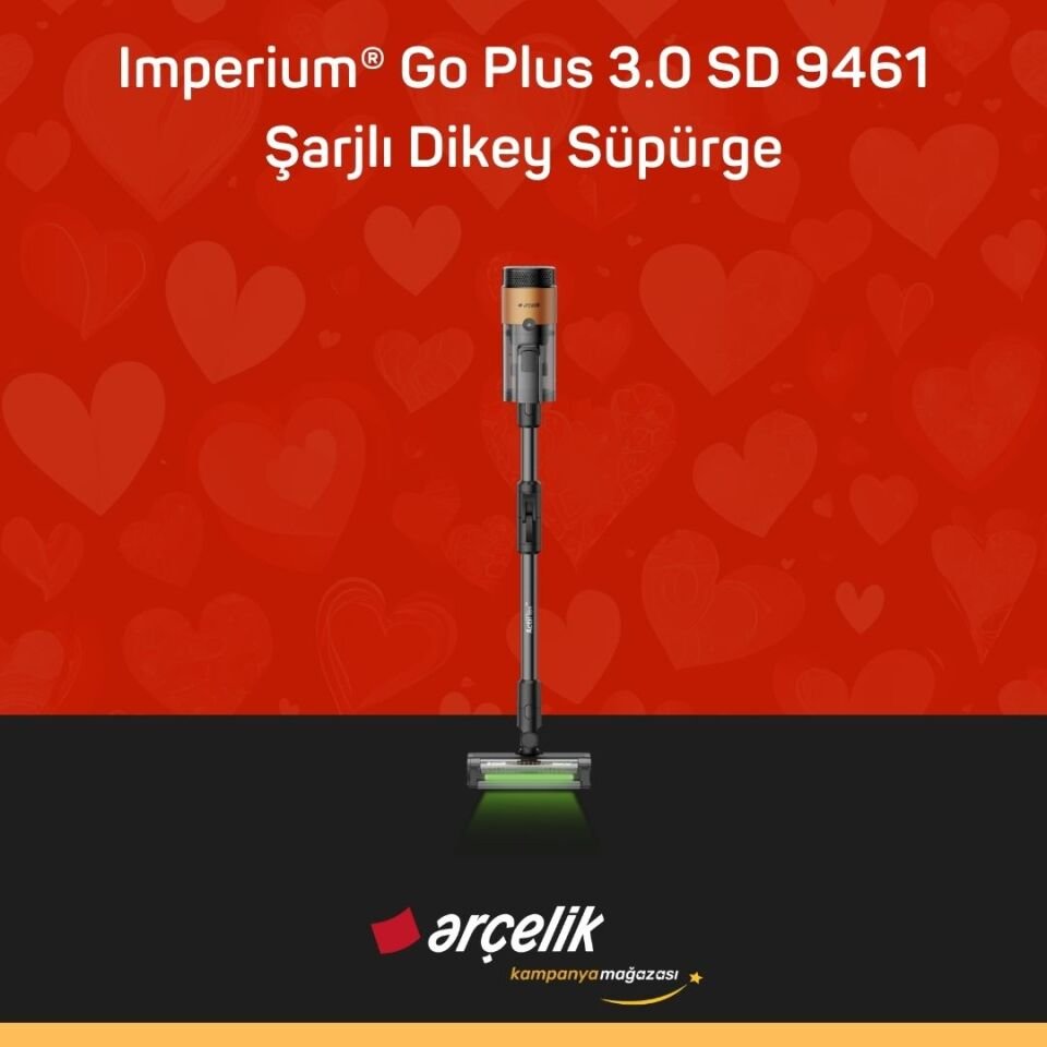 ARÇELİK Imperium® Go Plus 3.0 SD 9461 Şarjlı Dikey Süpürge
