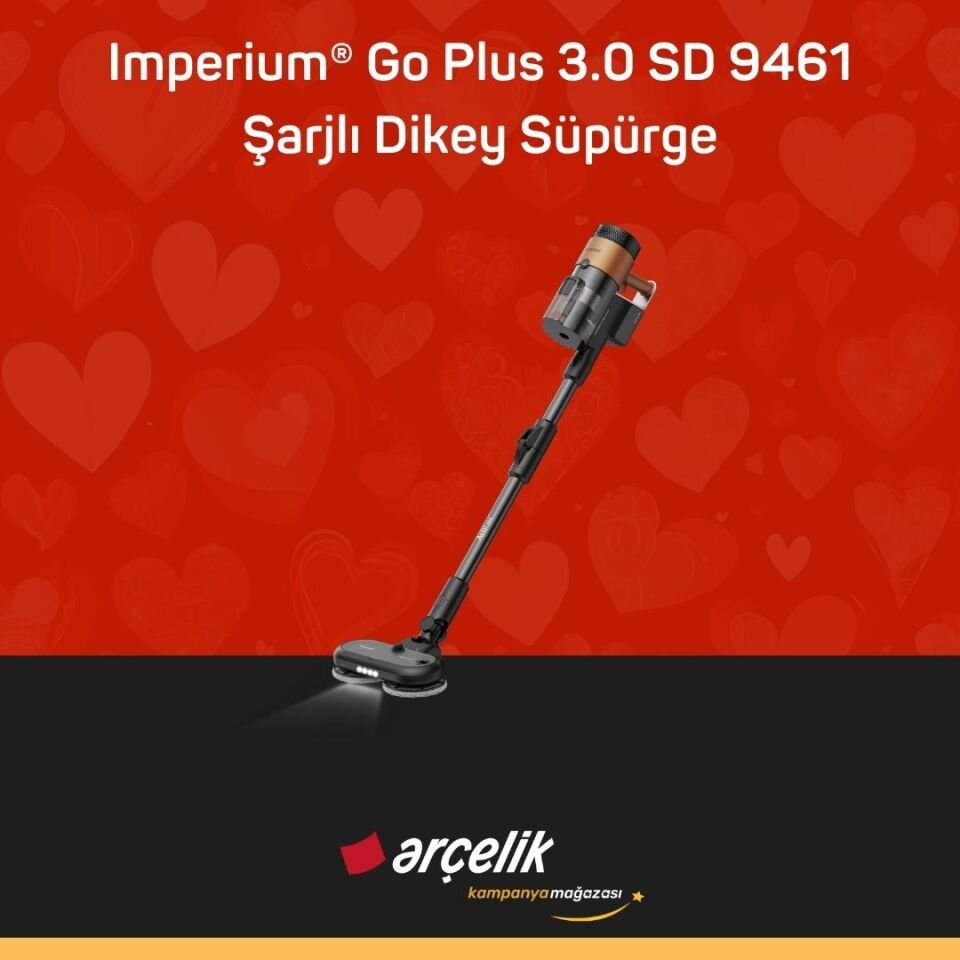 ARÇELİK Imperium® Go Plus 3.0 SD 9461 Şarjlı Dikey Süpürge