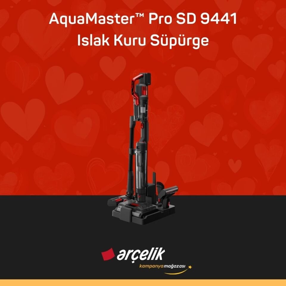 ARÇELİK AquaMaster™ Pro SD 9441 Islak Kuru Süpürge