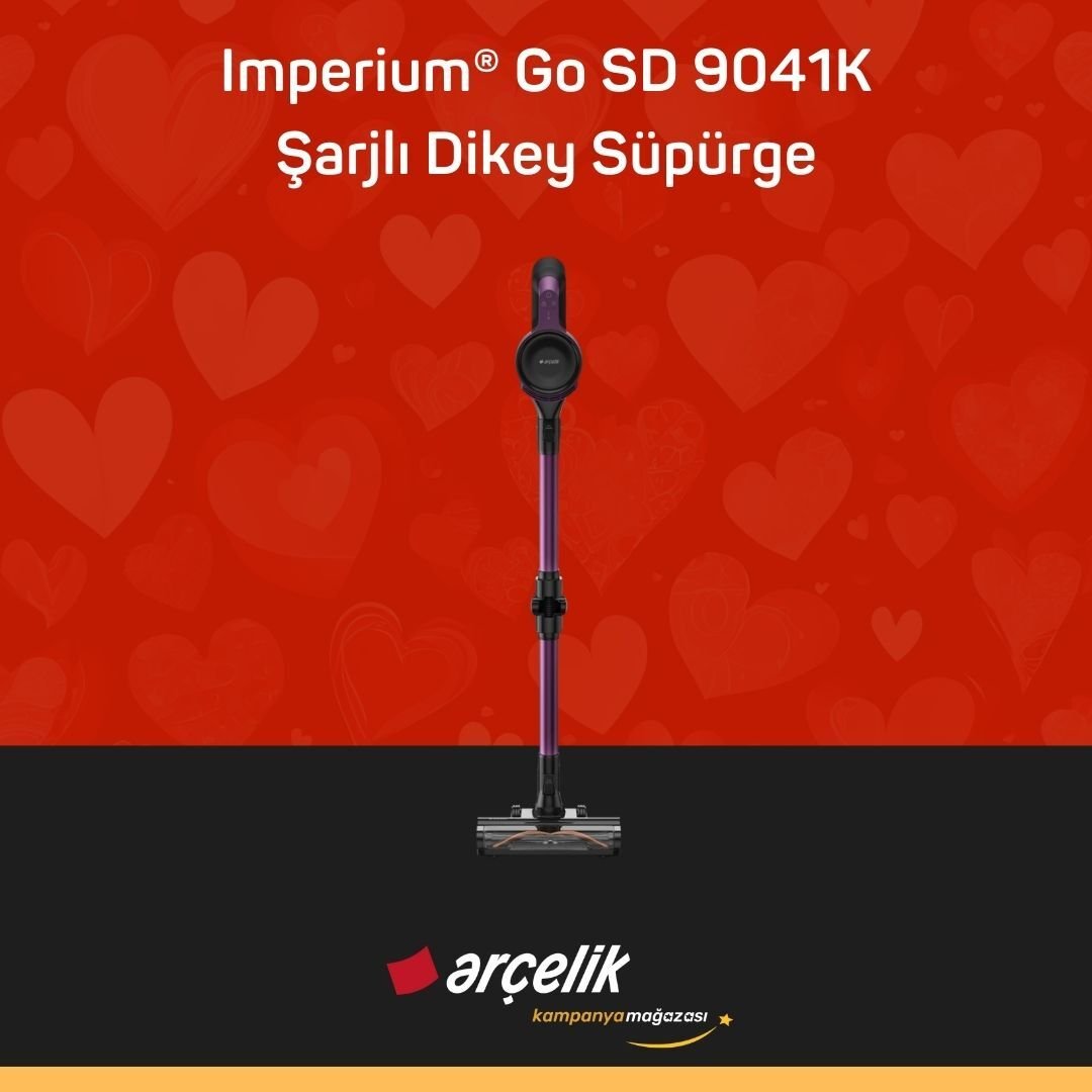 ARÇELİK Imperium® Go SD 9041K Şarjlı Dik Süpürge Şarjlı Dikey Süpürge