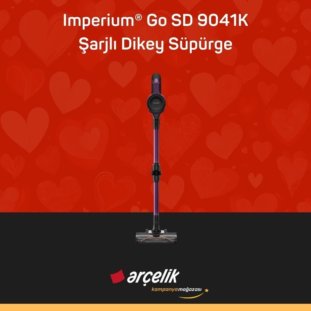 ARÇELİK Imperium® Go SD 9041K Şarjlı Dik Süpürge Şarjlı Dikey Süpürge