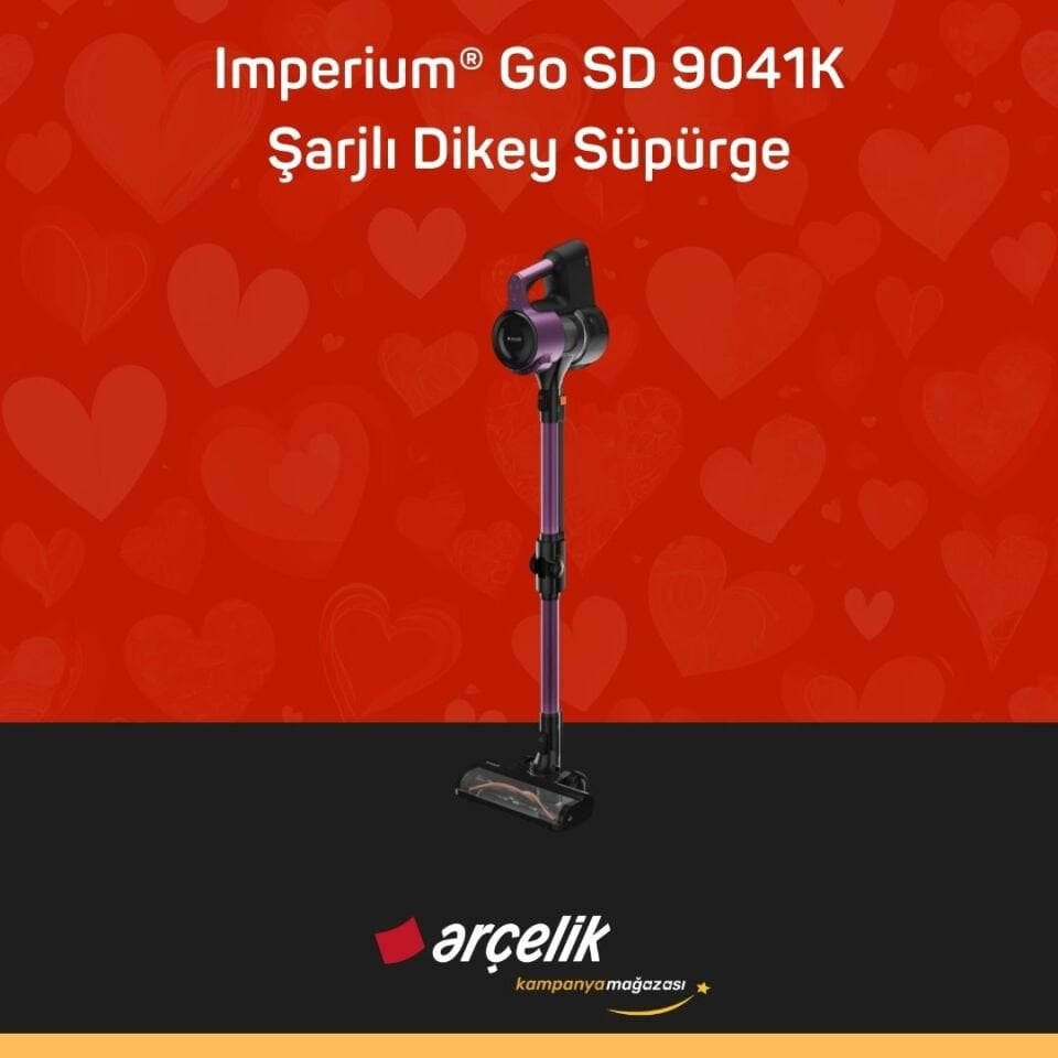 ARÇELİK Imperium® Go SD 9041K Şarjlı Dik Süpürge Şarjlı Dikey Süpürge