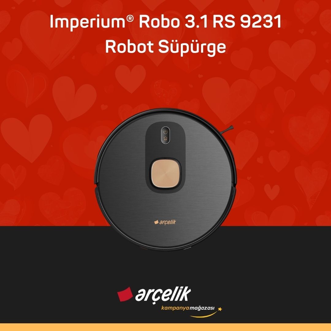 ARÇELİK Imperium® Robo 3.1 RS 9231 Robot Süpürge