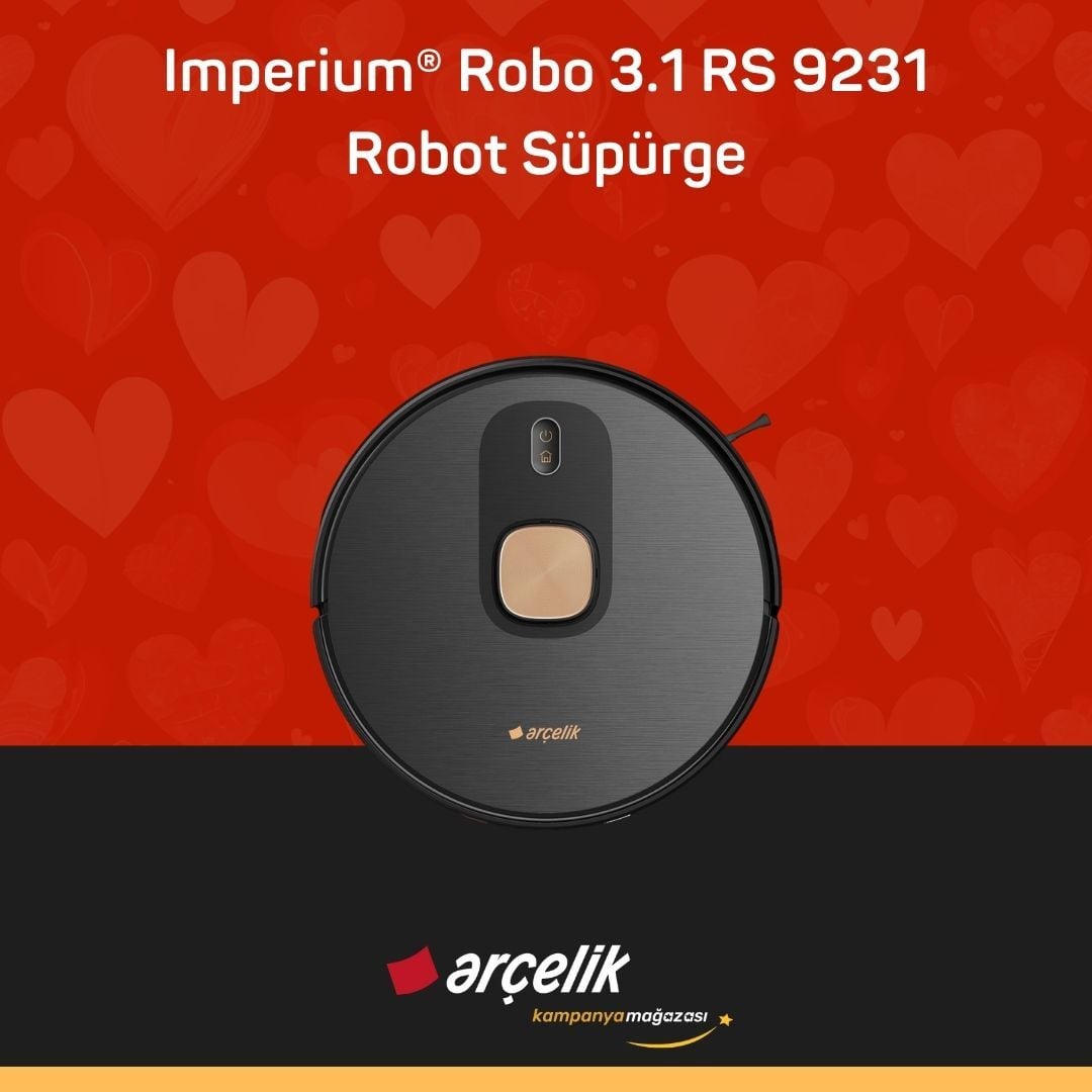 ARÇELİK Imperium® Robo 3.1 RS 9231 Robot Süpürge