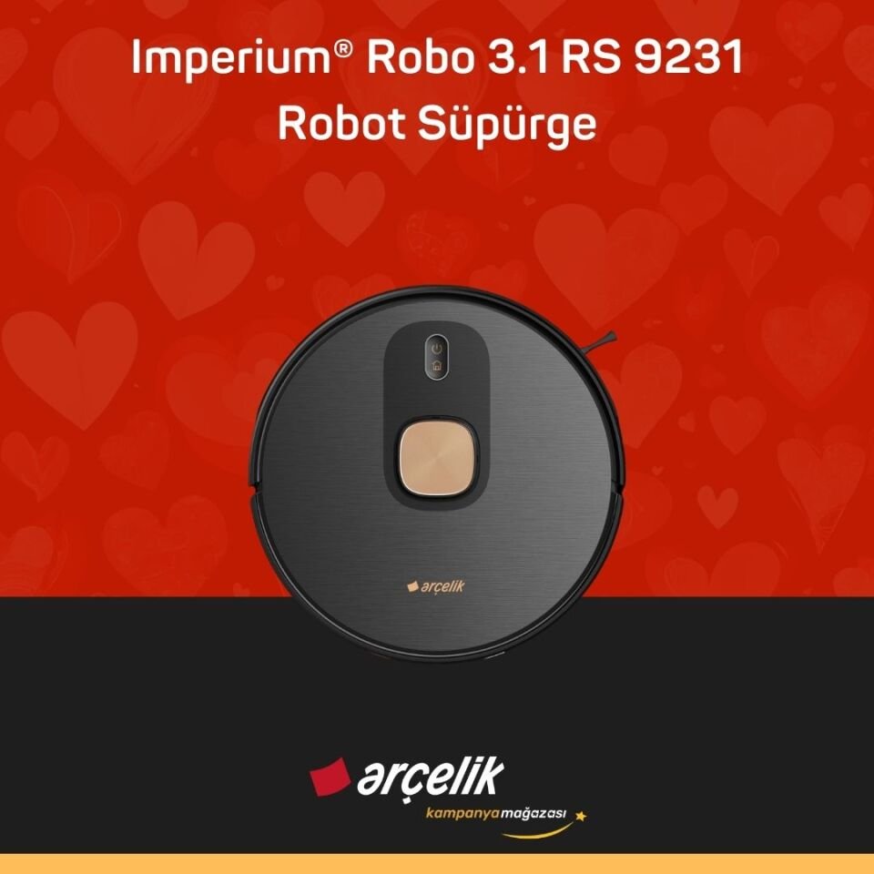 ARÇELİK Imperium® Robo 3.1 RS 9231 Robot Süpürge