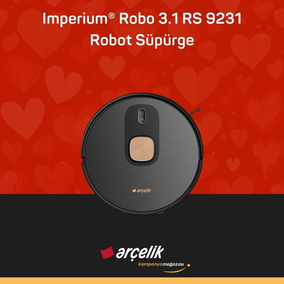 ARÇELİK Imperium® Robo 3.1 RS 9231 Robot Süpürge