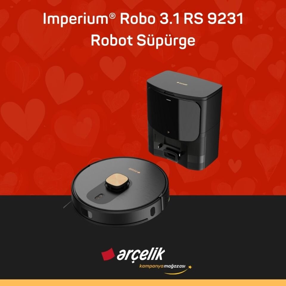 ARÇELİK Imperium® Robo 3.1 RS 9231 Robot Süpürge