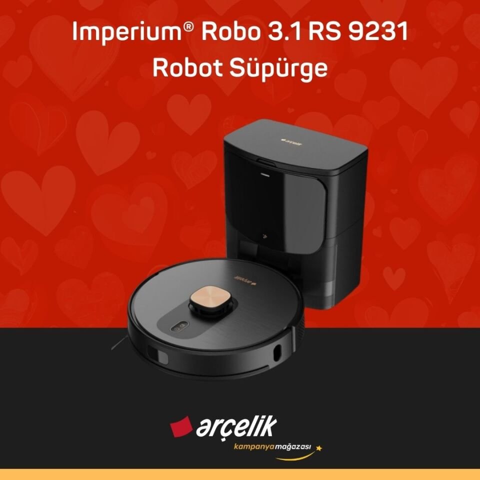 ARÇELİK Imperium® Robo 3.1 RS 9231 Robot Süpürge