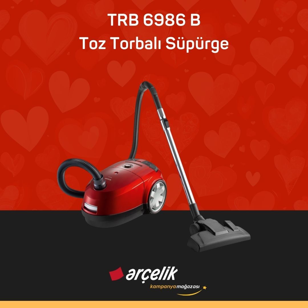 ARÇELİK TRB 6986 B Toz Torbalı Süpürge