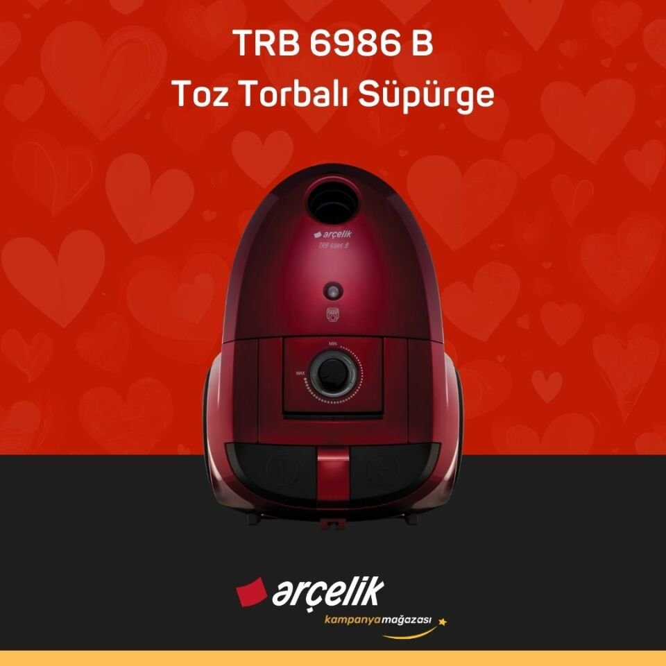 ARÇELİK TRB 6986 B Toz Torbalı Süpürge