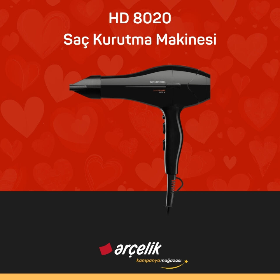 GRUNDIG HD 8020 Saç Kurutma Makinesi