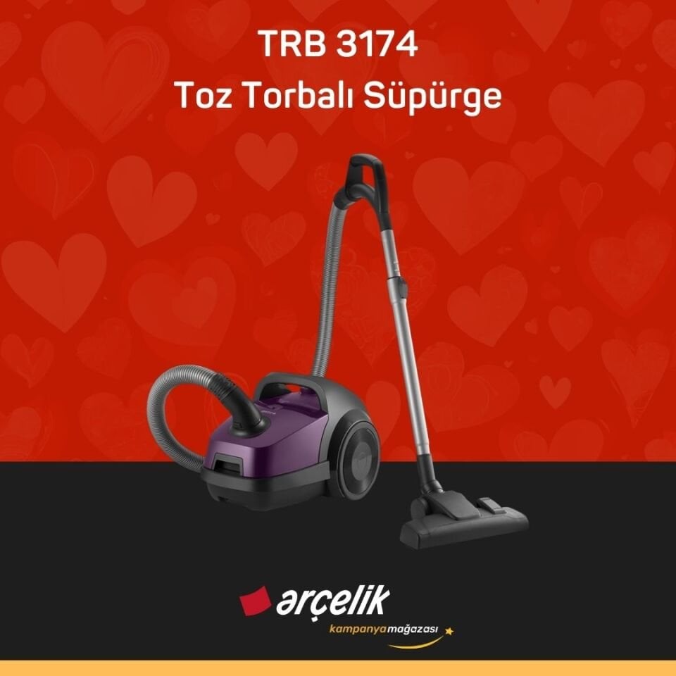 ARÇELİK TRB 3174 Toz Torbalı Süpürge