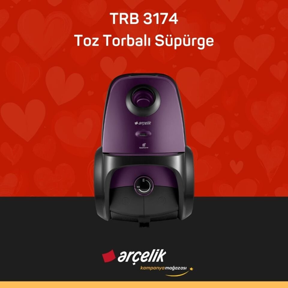 ARÇELİK TRB 3174 Toz Torbalı Süpürge