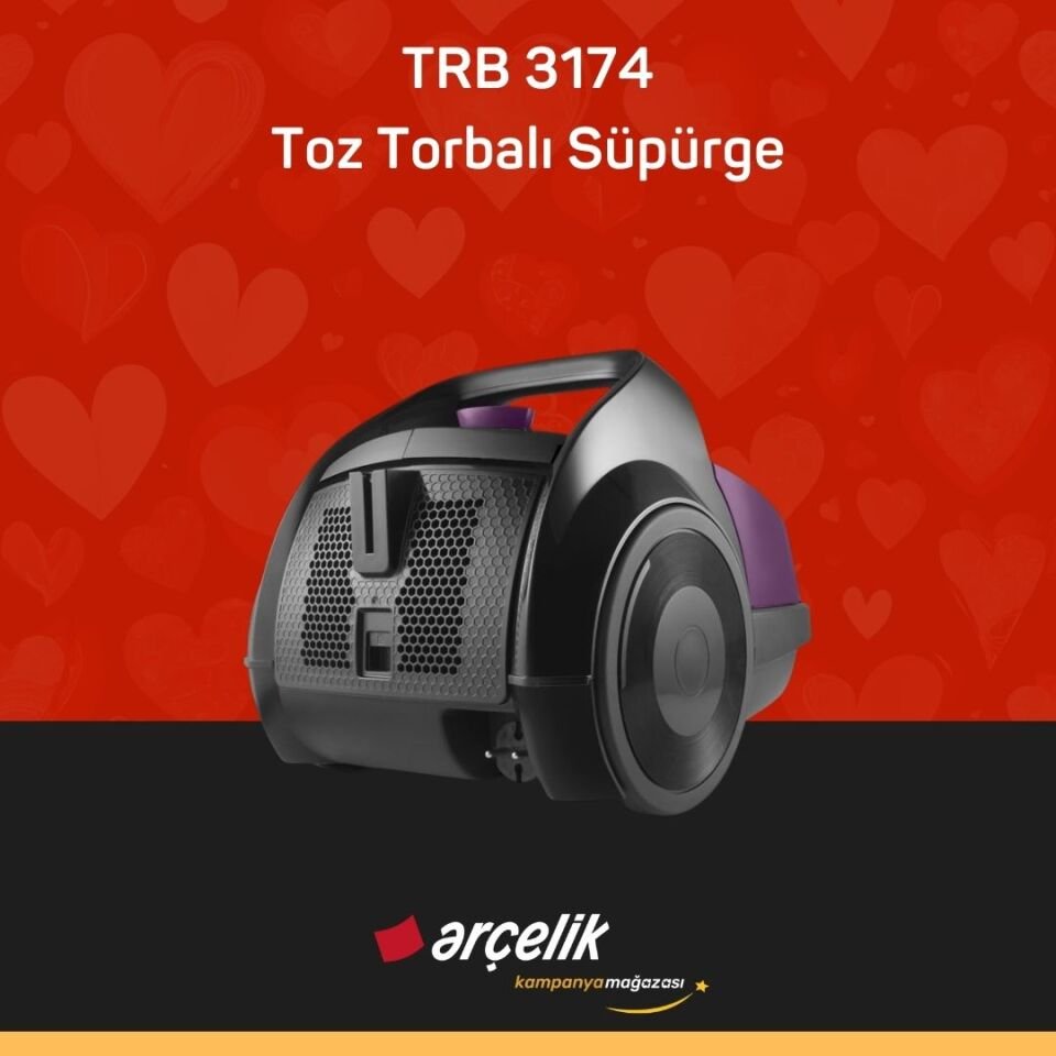 ARÇELİK TRB 3174 Toz Torbalı Süpürge