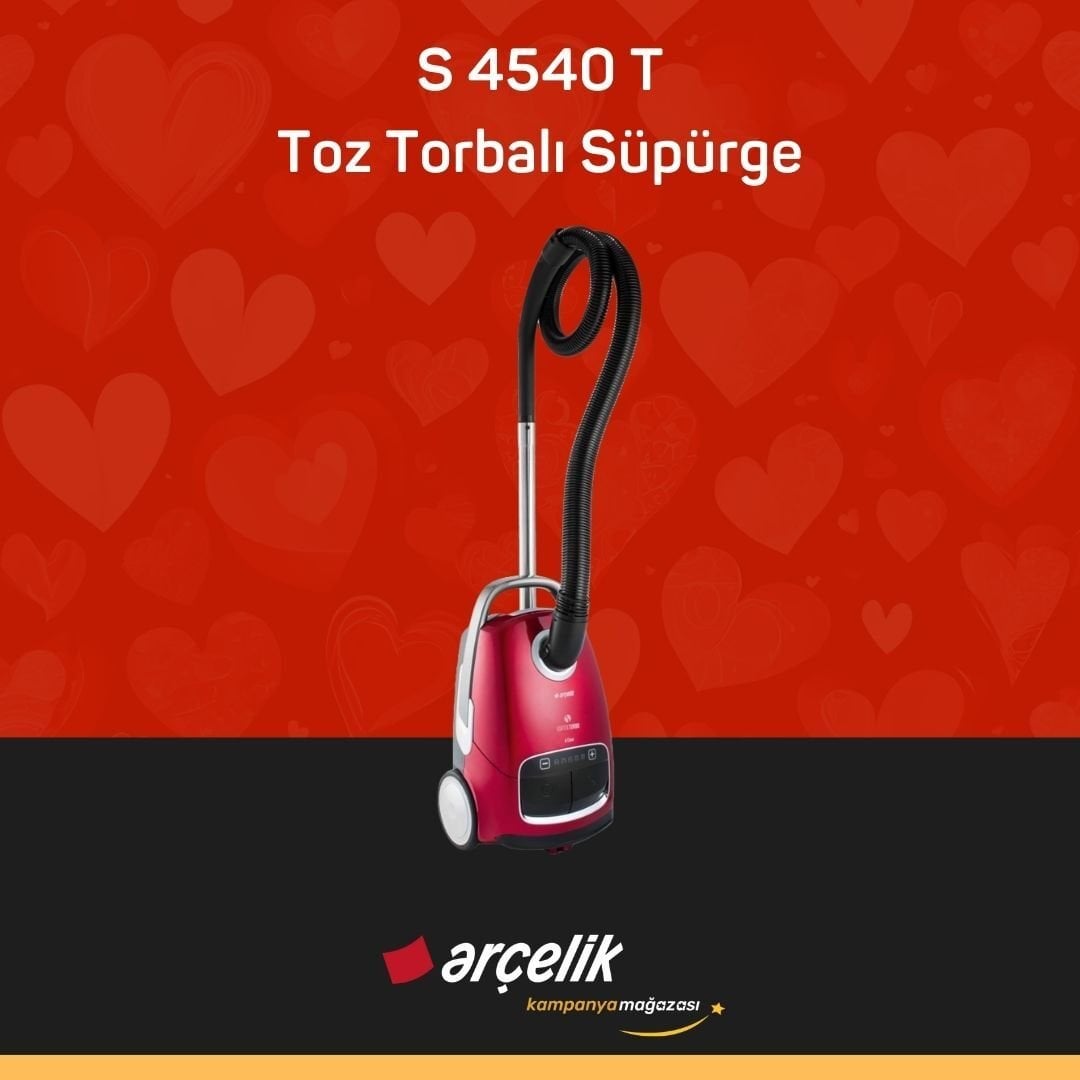 ARÇELİK S 4540 T Toz Torbalı Toz Torbalı Süpürge