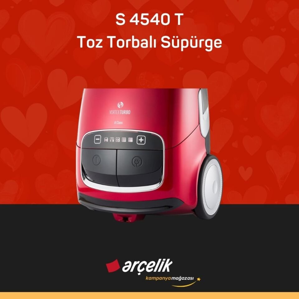 ARÇELİK S 4540 T Toz Torbalı Toz Torbalı Süpürge