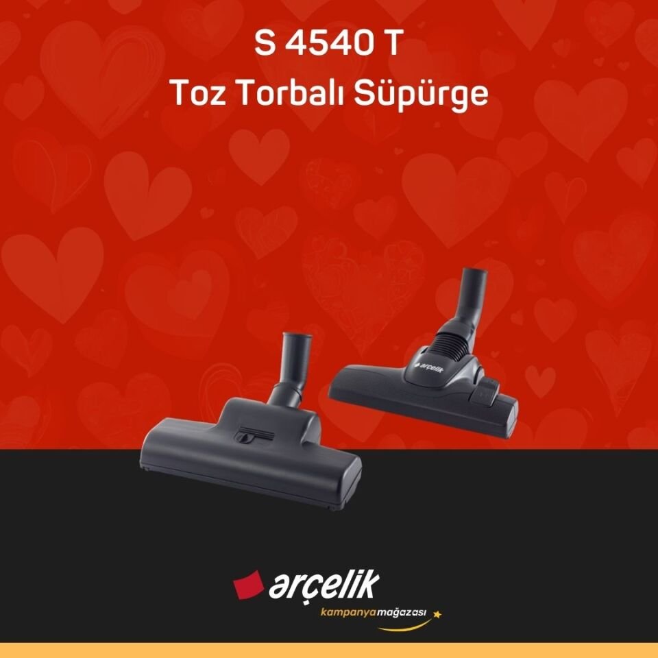 ARÇELİK S 4540 T Toz Torbalı Toz Torbalı Süpürge